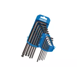 Jeu de 10 clés DRAPER mâles longues 6 pans