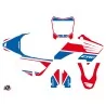 Kit Deco Moto Cross Wing Honda 50 CRF Bleu