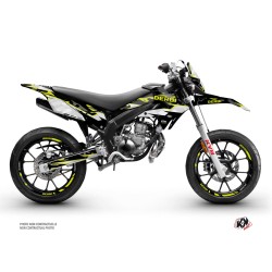 PACK Kit Deco + Housse de Selle 50cc BARBARIAN Derbi Xtreme 50 Jaune N