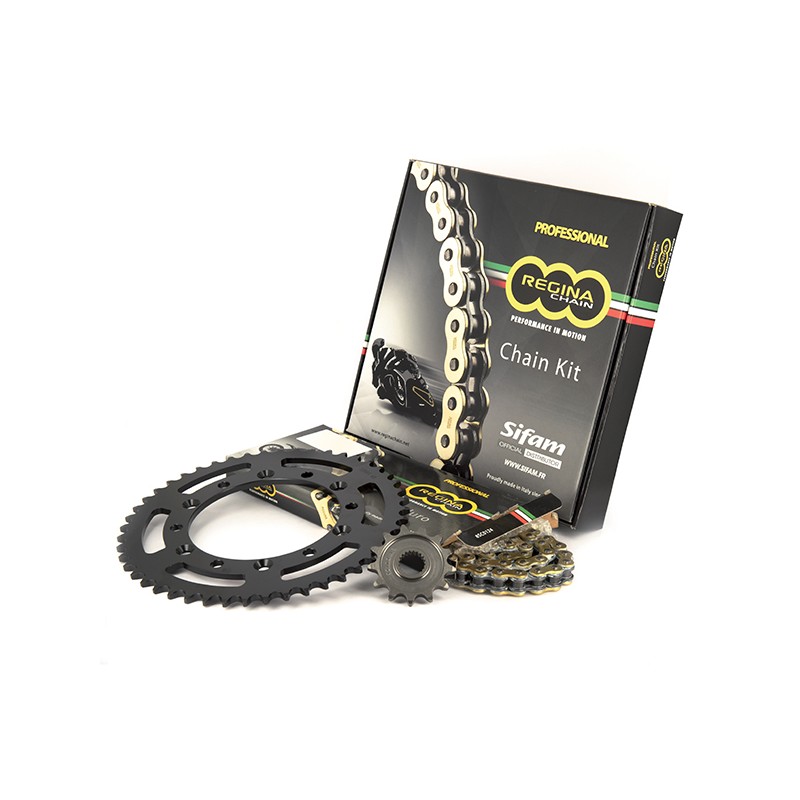 Kit Chaine Origine Suzuki Rm 125 1986 - 12x51 Alu - 520 Sans Joints To