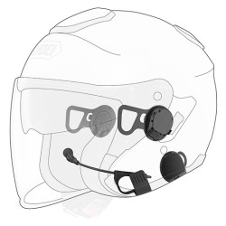 Système de com SENA 10U pour Casque SHOEI Jet Cruise