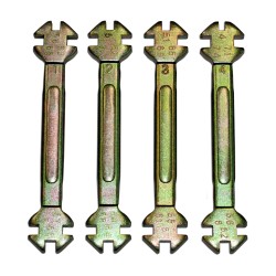 4 x Clés à Rayons 6 Empreintes - 4mm à 7.4mm